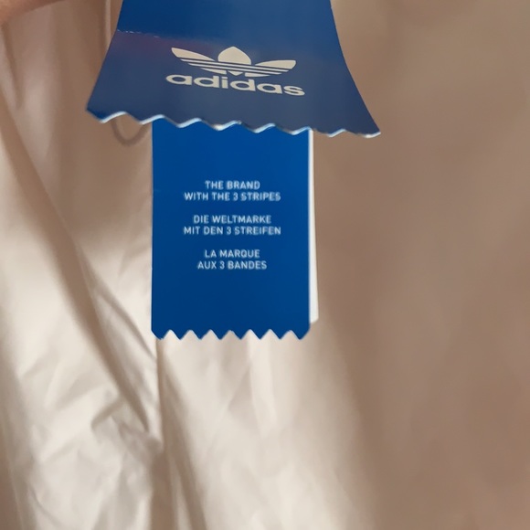 NWT cream and coral adidas track pants - Picture 5 of 6